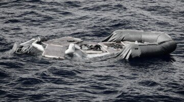 A boat sank off Sicily