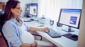 Maternity leave working women