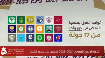 Egyptian League Draw