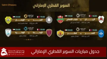 Qatari Emirati Super Cup matches