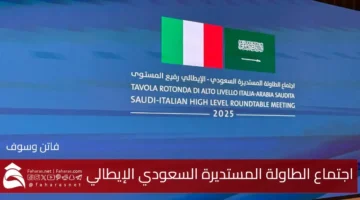 Saudi Italian Round Table Meeting