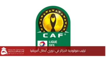 ترتيب مولودية الجزائر في دوري أبطال أفريقيا