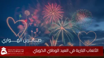 Fireworks Kuwaiti National Day