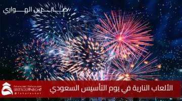 Fireworks Saudi Founding Day