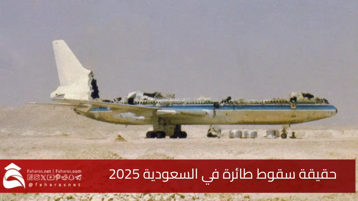 سقوط طائرة ركاب في السعودية 2025.. هل الخبر حقيقة أم إشاعة كاذبة؟