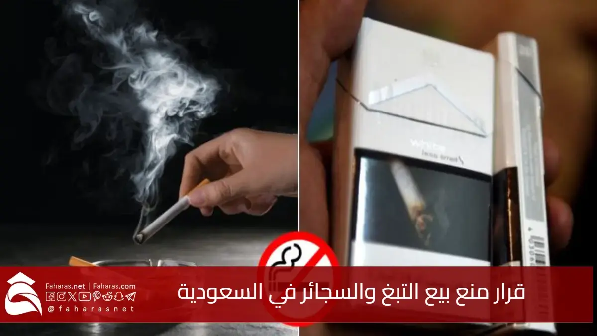 قرار منع بيع التبغ والسجائر في السعودية.. خطوة صحية تعزيزا لسلامة المجتمع 5 قرار منع بيع التبغ والسجائر في السعودية.. خطوة صحية تعزيزا لسلامة المجتمع