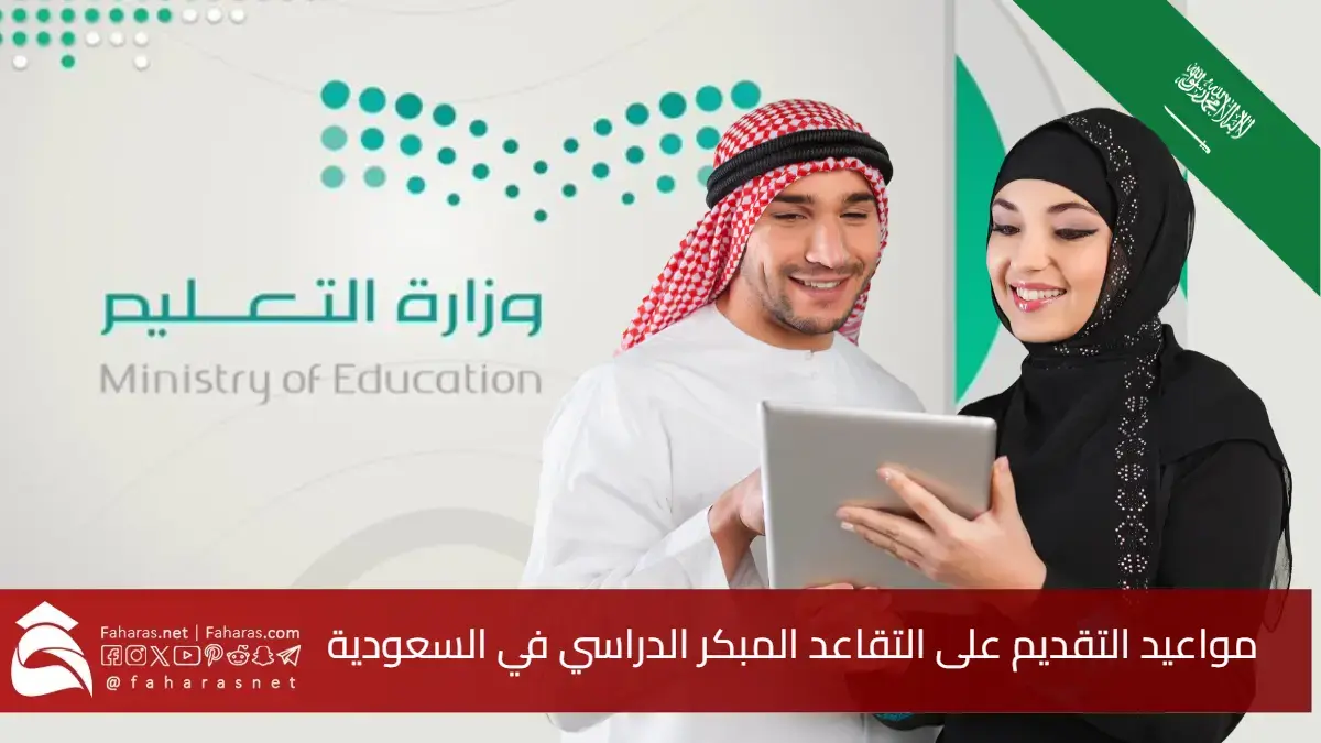 مواعيد التقديم على التقاعد المبكر الدراسي 1446 لشاغلي الوظائف التعليمية في السعودية بالخطوات عبر نظام فارس 5 مواعيد التقديم على التقاعد المبكر الدراسي 1446 لشاغلي الوظائف التعليمية في السعودية بالخطوات عبر نظام فارس