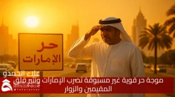 Heatwave in the UAE