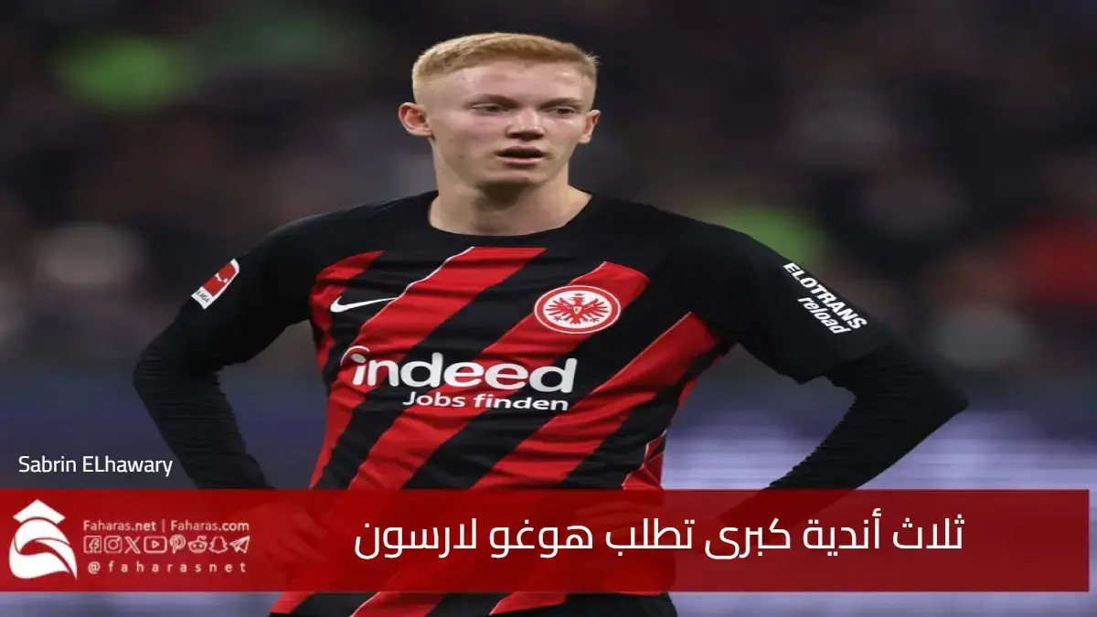 هل يغادر إنتراخت فرانكفورت الألماني .. ثلاث أندية كبرى تطلب هوغو لارسون 5 هل يغادر إنتراخت فرانكفورت الألماني .. ثلاث أندية كبرى تطلب هوغو لارسون