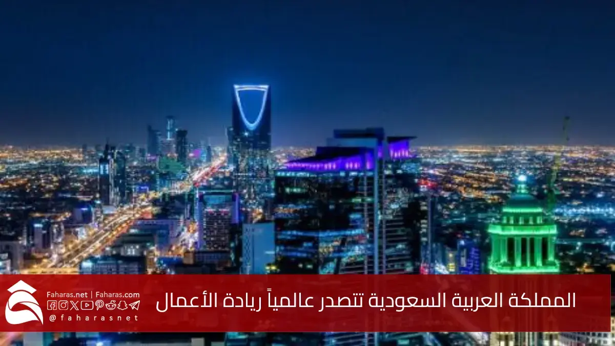 صدارة المملكة العربية السعودية عالمياً تتعزز بقفزة نوعية.. تقدم 60 مركزاً في الاستثمار وريادة الأعمال بإنجاز جديد 5 صدارة المملكة العربية السعودية عالمياً تتعزز بقفزة نوعية.. تقدم 60 مركزاً في الاستثمار وريادة الأعمال بإنجاز جديد