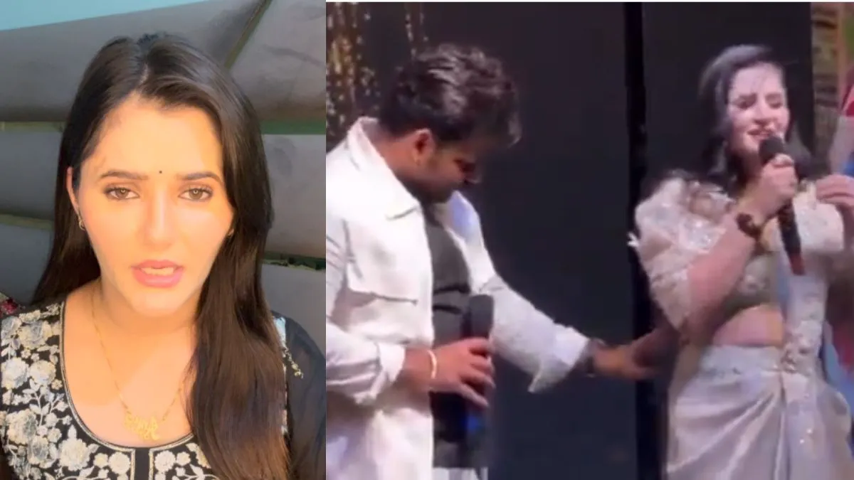 لمس خصر anjali raghav على يد باوان سينغ والفنانة الهندية تعتزل